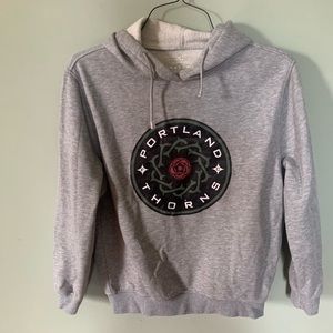 Portland Thorns NWSL Grey Women’s Hoodie Sweatshirt